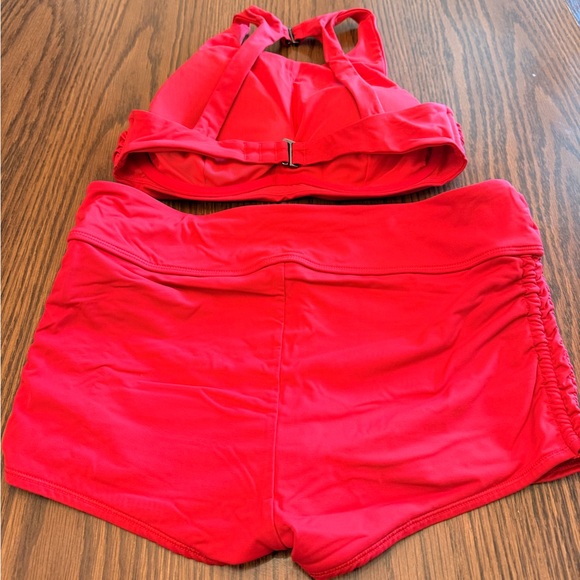 Athleta Vibrant Red Swimwear - Picture 5 of 9